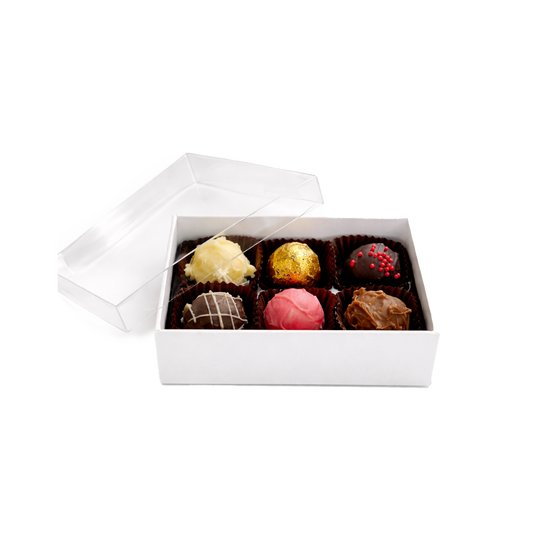 Pralinenschachtel 6 Stück – zum Befüllen | Basic