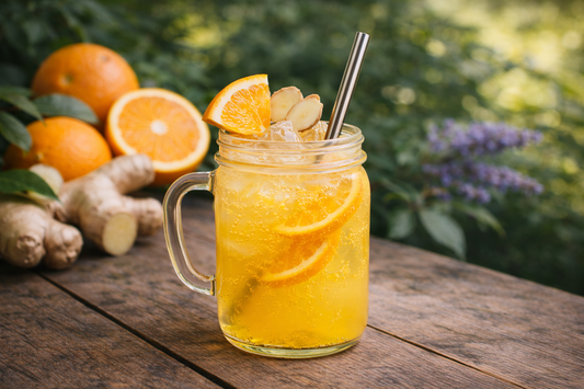 Ingwer-Orangenlimonade – Rezept „Goldener Nachmittag"
