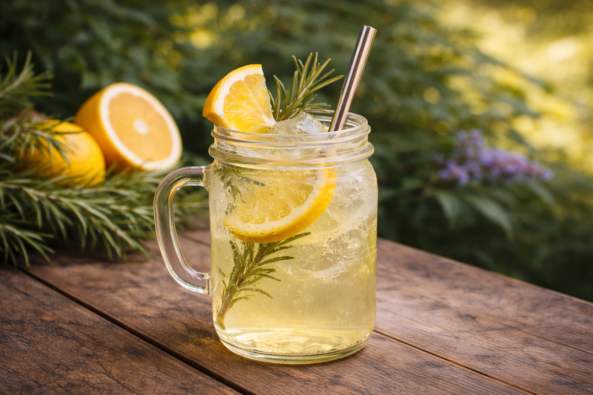 Rosmarin-Zitronenlimonade – Rezept „Zitronenhain“