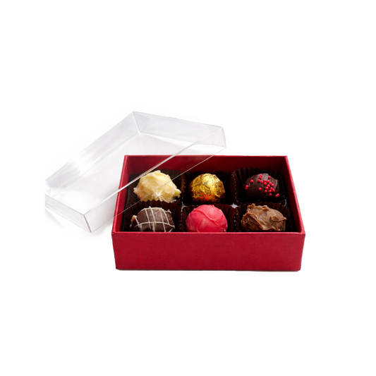 Pralinenschachtel 6 Stück – zum Befüllen | Basic