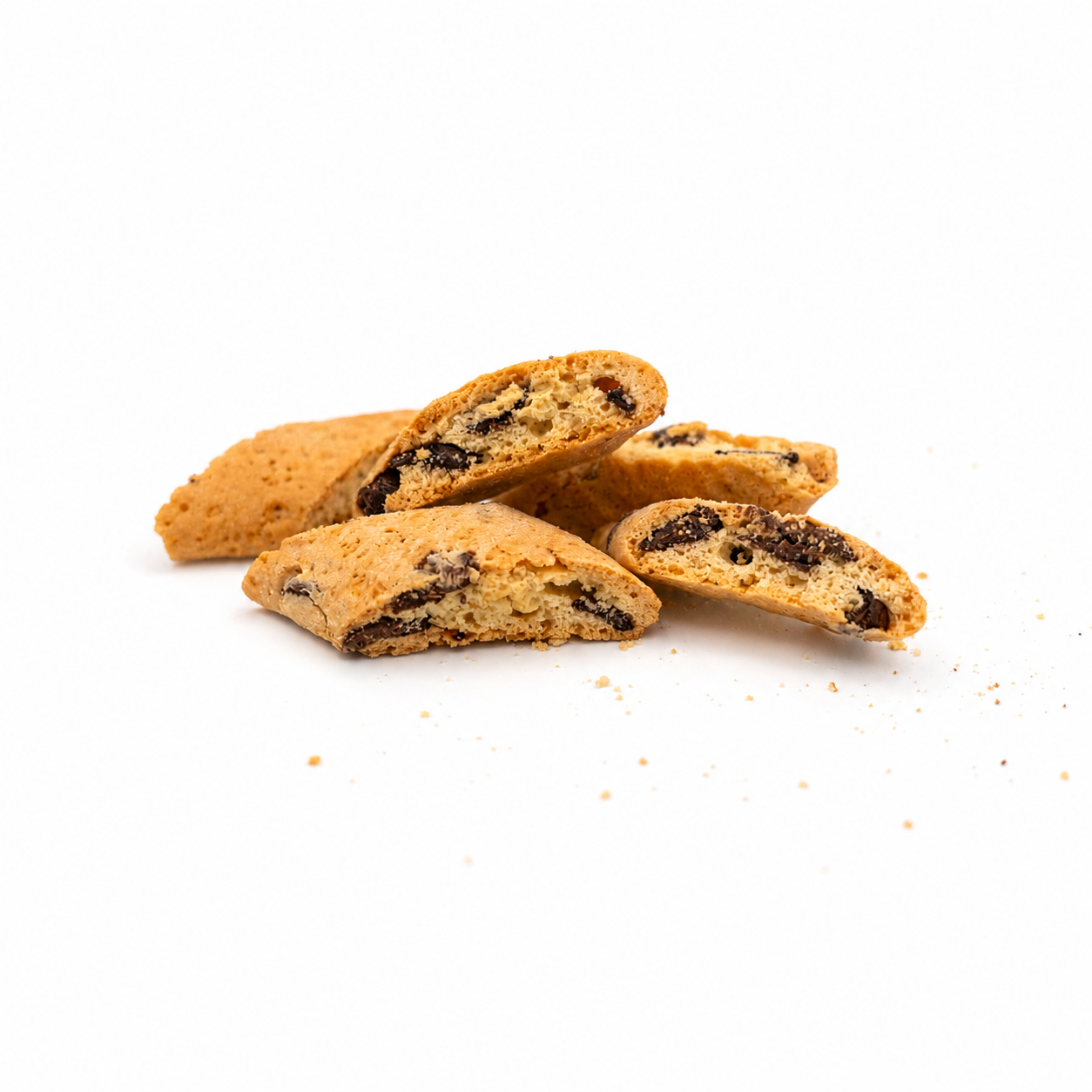Cantuccini mit Schokolade