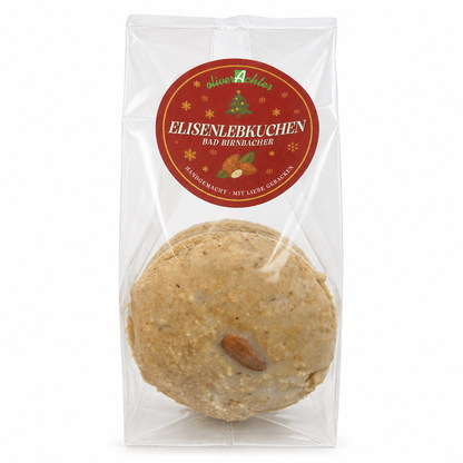 3 Stück Elisenlebkuchen mit Zucker glasiert