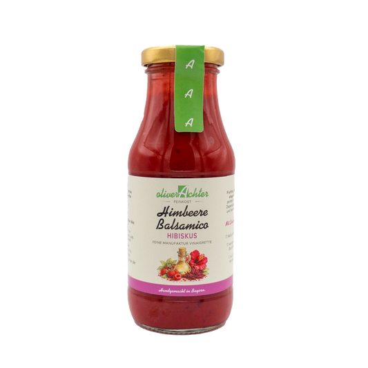 Himbeere-Balsamico-Hibiskus Vinaigrette