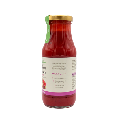 Himbeere-Balsamico-Hibiskus Vinaigrette