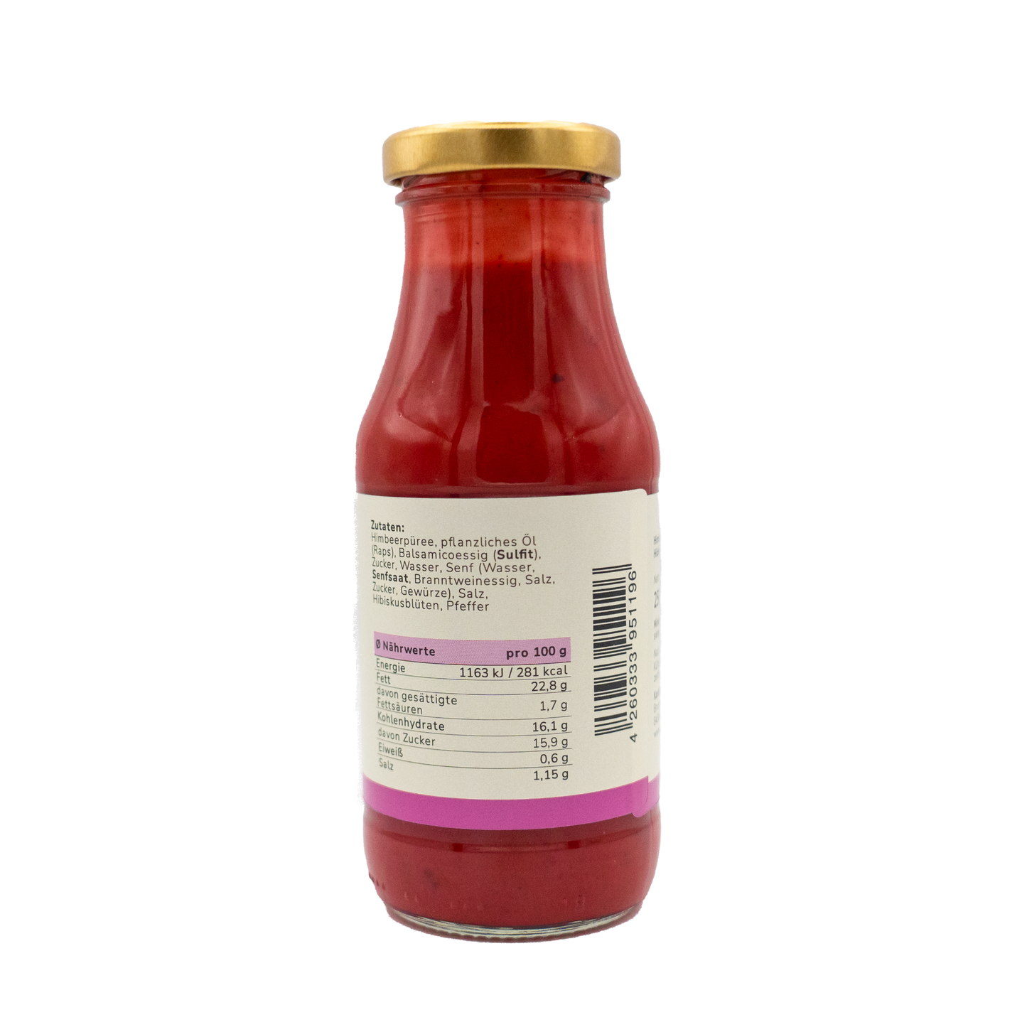 Himbeere-Balsamico-Hibiskus Vinaigrette