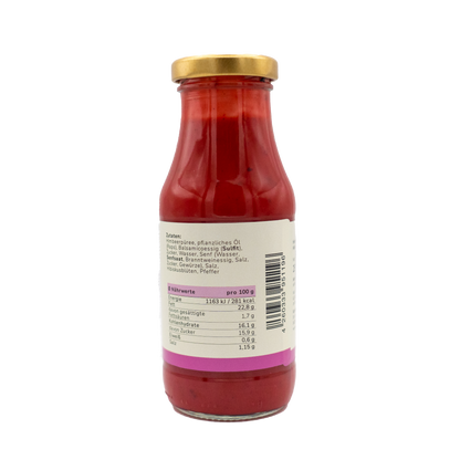 Himbeere-Balsamico-Hibiskus Vinaigrette
