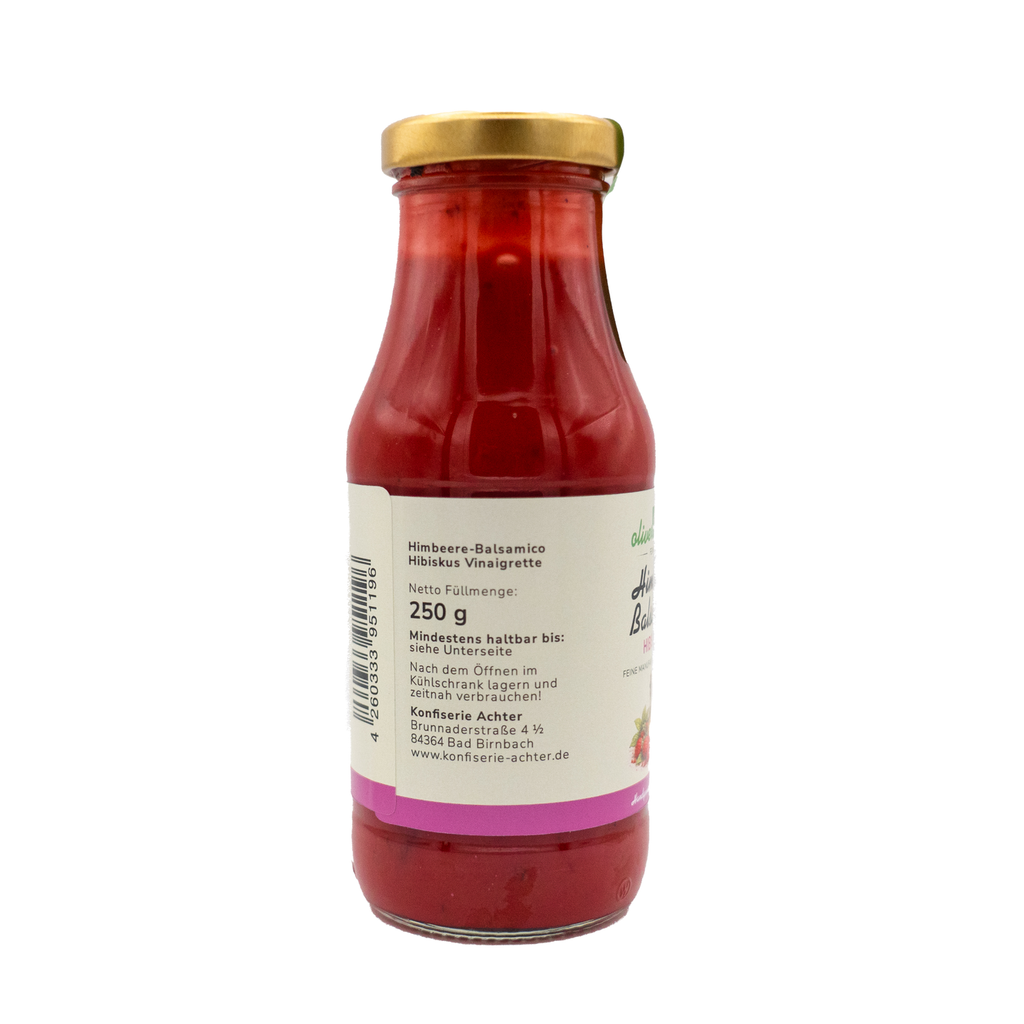 Himbeere-Balsamico-Hibiskus Vinaigrette